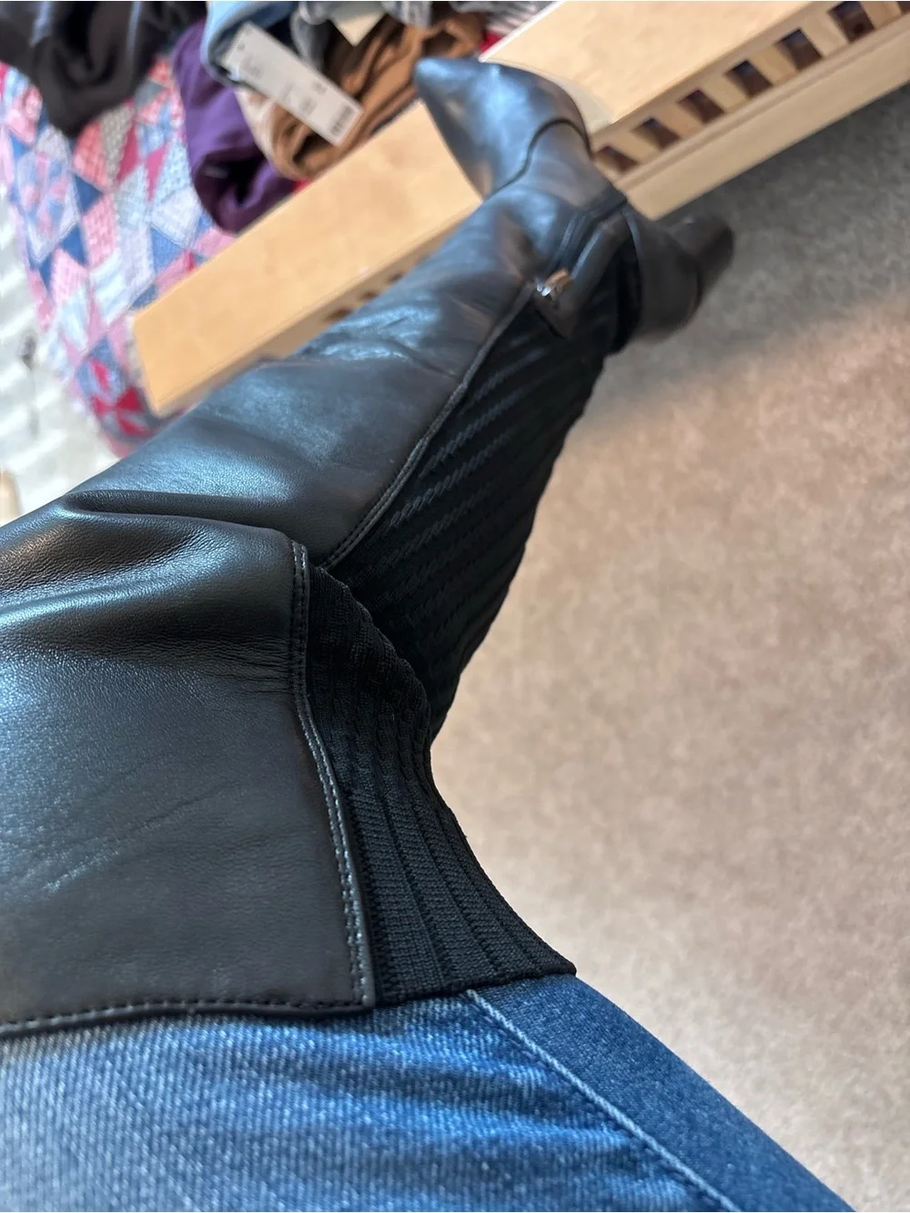 Black Over-the-Knee Women's Boots - Vince Camuto Size 8